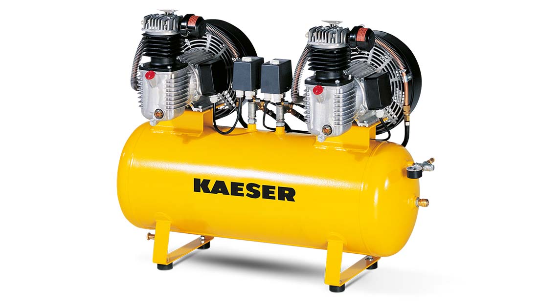 Oillubricated industrial reciprocating compressors KAESER
