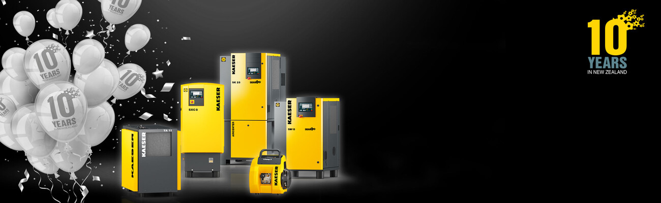 10 year birthday special from Kaeser Compressors
