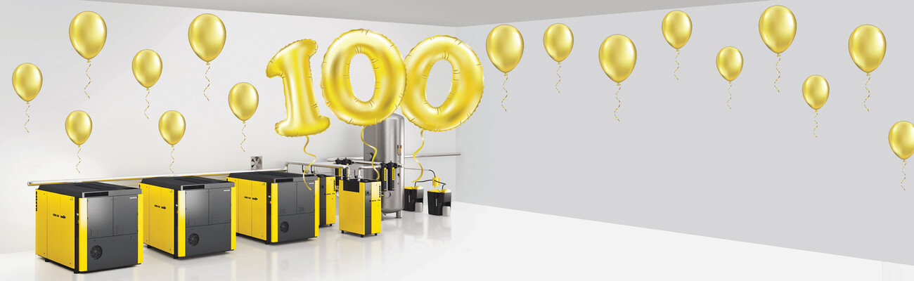 Celebrating 100 years of Kaeser compressors