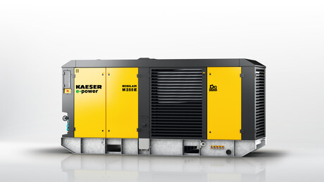 The Mobilair e-power portable compressors from Kaeser are made for tough outdoor environments