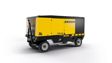 Kaeser Mobilair M450 portable compressor
