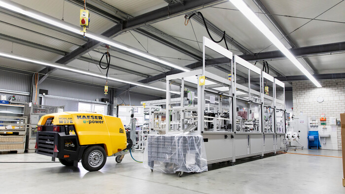 Mobile compressors are a good solution when compressed air is required quickly.