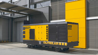 For large and oil-free compressed air requirements, compressors such as the M 500-2 are available.