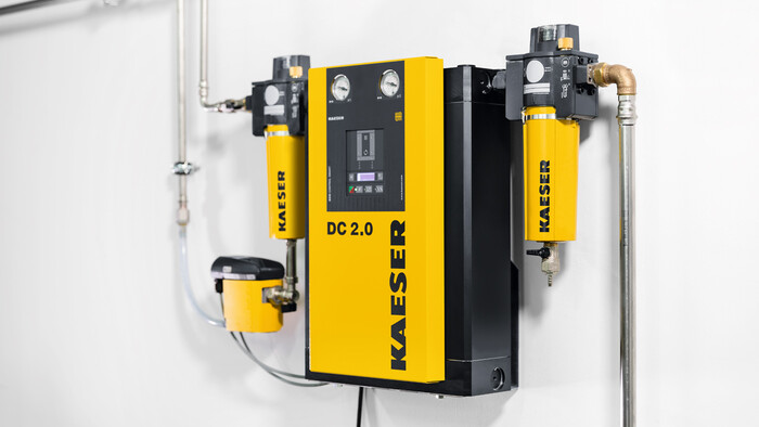 DC 2.0 series desiccant dryer from Kaeser Compressors