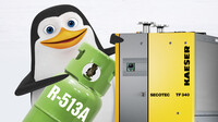 All refrigerant dryers from Kaeser Compressors will use R-513A refrigerant by the end of 2019