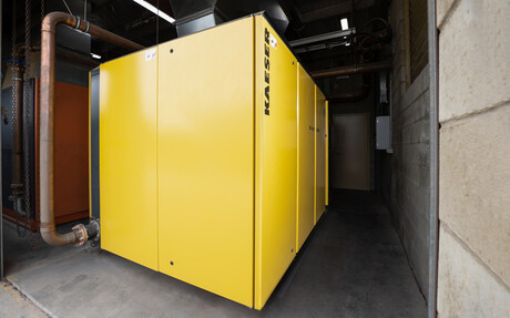 Kaeser Compressors reference project: The new Kaeser compressor is assisting Geofabrics in continuing to meet its sustainability goals