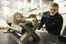 Measuring an Omega rotor in Gera