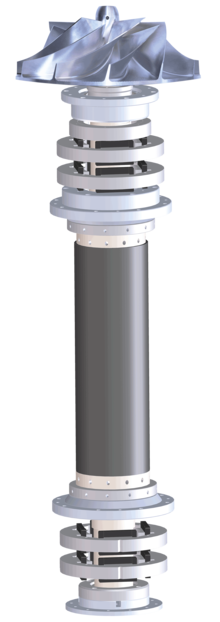 PillAerator magnetic bearing turbo blowers