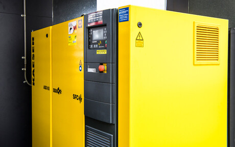 Kaeser Compressors reference project: The Kaeser ASD 60 SFC rotary screw compressor with Sigma Frequency Control at Master Benchtops.