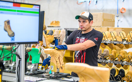 Kaeser Compressors reference project: Compressed air is an essential utility required in many stages of the manufacturing process at Victor Footwear