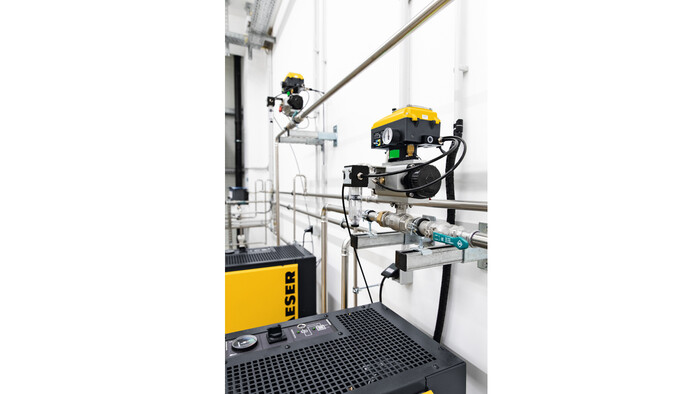 The DHS 4.0 air-main charging system from Kaeser