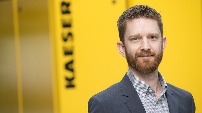 Jeff Coyle Kaeser Compressors at EMEX 2018