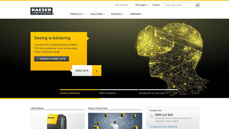 Kaeser Compressors launch new website