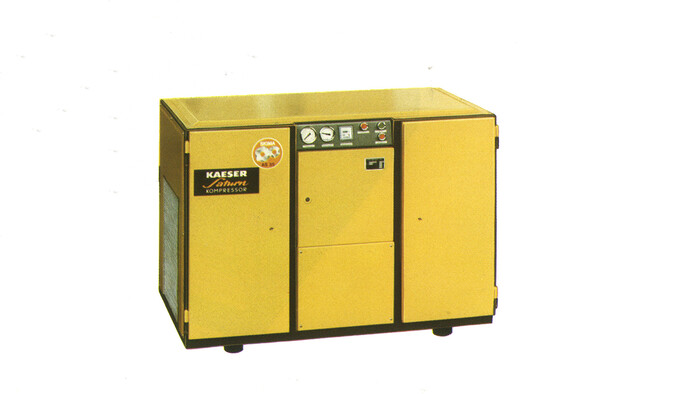 The first screw compressor from Kaeser in 1979