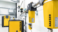Operating a reliable, efficient and dependable compressed air system requires the widest possible knowledge base (pictured a Kaeser compressed air supply system)