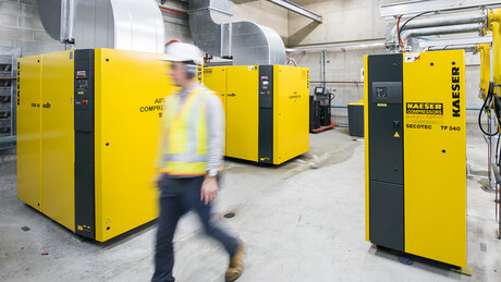 Kaeser compressors at Malabar WWTP