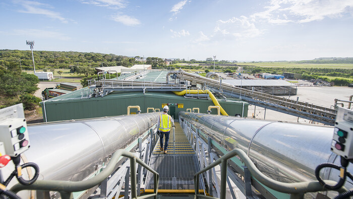 Kaeser compressors at Malabar WWTP