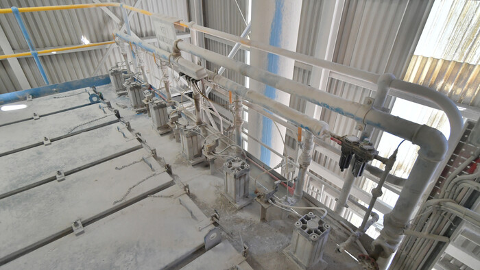 Compressed air is an essential utility at Golden Bay Cement, pictured some dust collectors