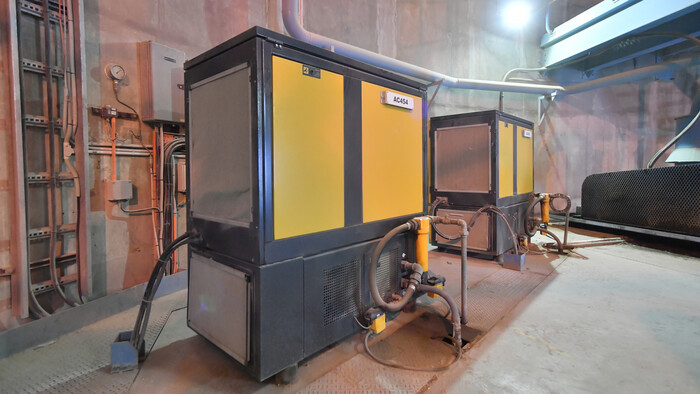 Some of the existing Kaeser compressors that were already onsite and working reliably at Golden Bay Cement