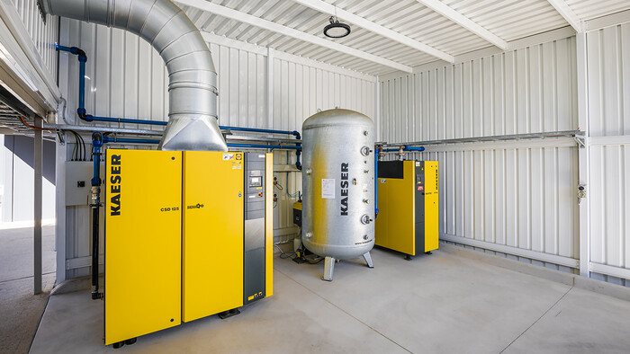 Kaeser compressed air system at Hume Doors