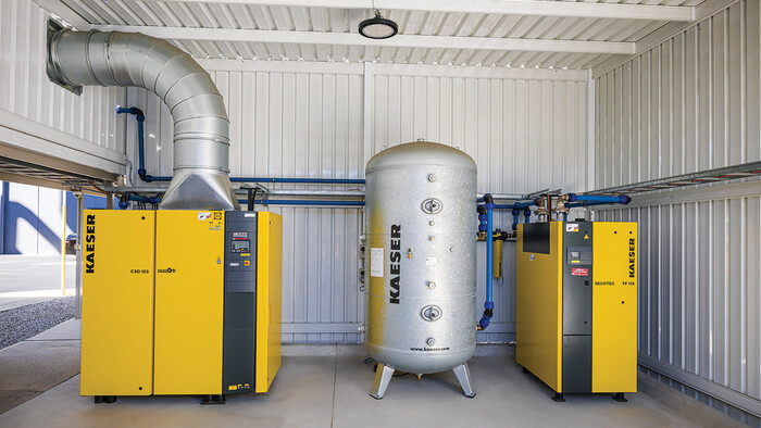 Kaeser compressed air system at Hume Doors