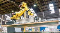 Compressed air powers a number of axis robots at Hume Doors