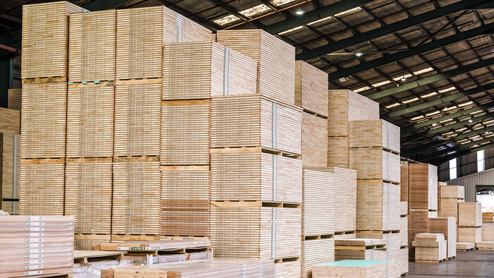 Finished doors ready for despatch at Hume Doors