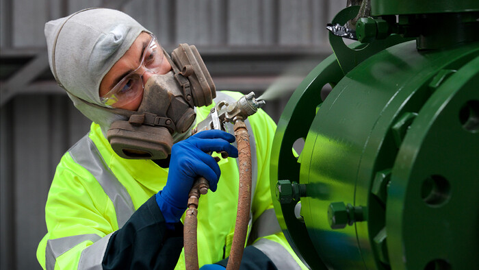 Kaeser BSD rotary screw compressor at Katere Coatings