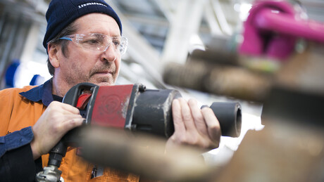Kaeser rotary screw compressors at Liebherr Australia