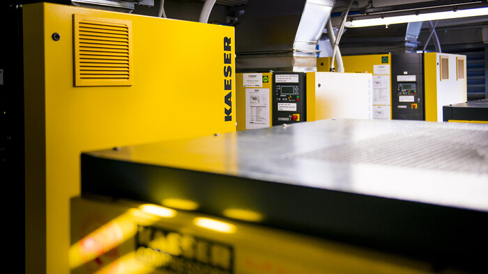 Kaeser rotary screw compressors at Liebherr Australia