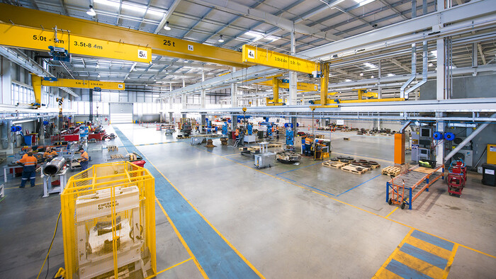 Kaeser rotary screw compressors at Liebherr Australia