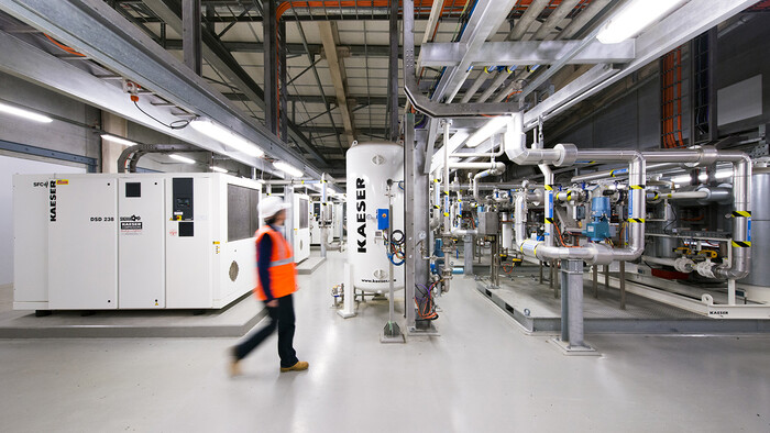 Kaeser frequency controlled rotary screw compressors at Victorian Desalination Plant