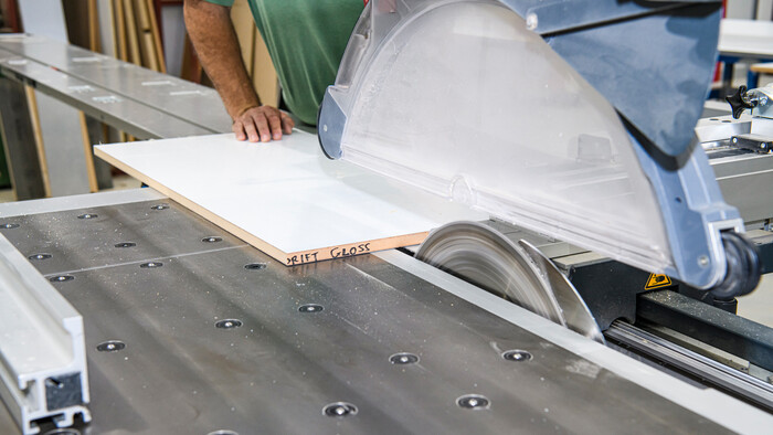 Compressed air is an essential utility used throughout the manufacturing process at Master Benchtops