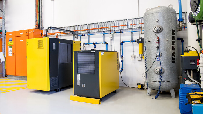 Kaeser compressed air system at Prowler Proof