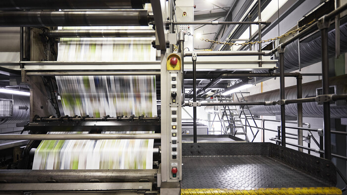Compressed air is an essential utility used to power around 80 percent of all the machinery onsite at Stuff's print plant located in Petone