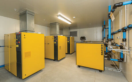 Kaeser compressed air system at Tasti Foods - Kaeser Compressors case study