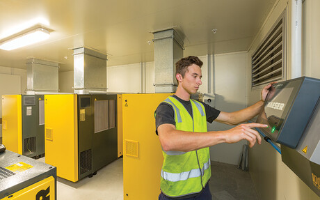 SAM 4.0 master compressed air system controller at Tasti Foods - Kaeser Compressors case study