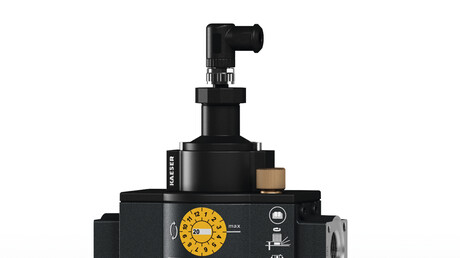 Kaeser filter products can be equipped with an optional - factory fitted - Analog differential pressure transducer