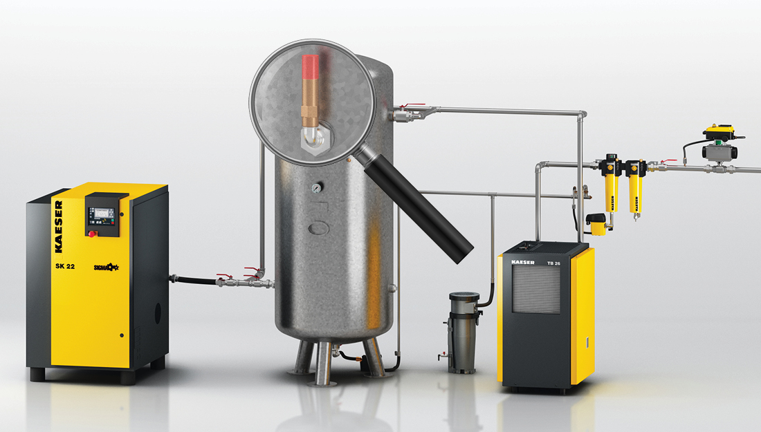 Are you properly maintaining the pressure relief valve on your air receiver? KAESER Know How blog